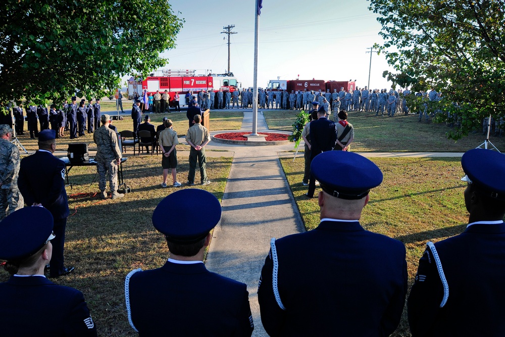 9/11 ten year anniversary memorial at McEntire JNGB