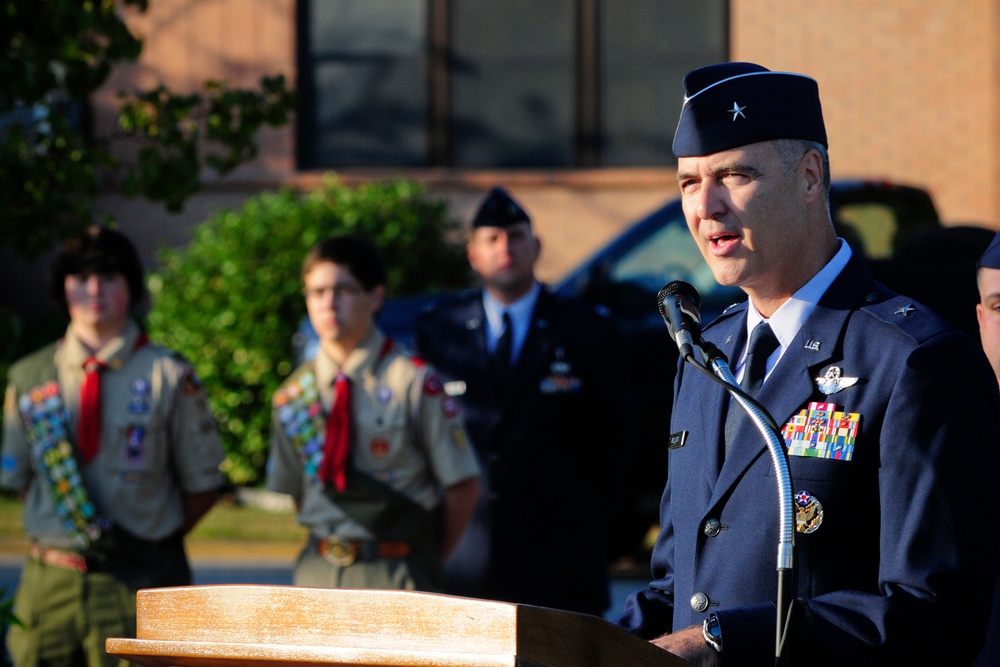 9/11 ten year anniversary memorial at McEntire JNGB