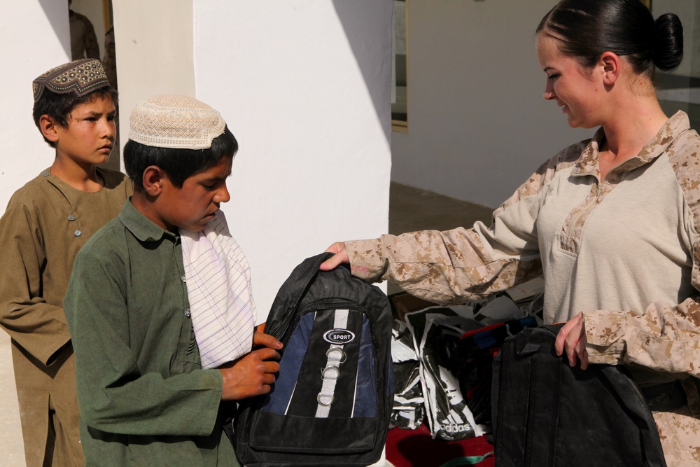 Asad Sori School opens in Now Zad, helps ensure children’s future