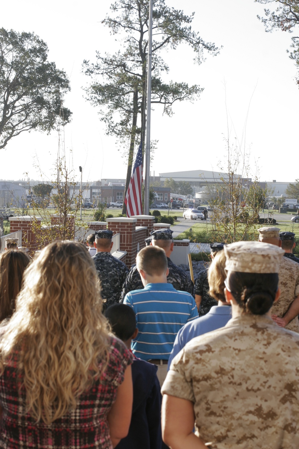 Cherry Point memorializes 9/11 during morning colors