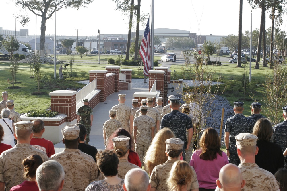 Cherry Point memorializes 9/11 during morning colors