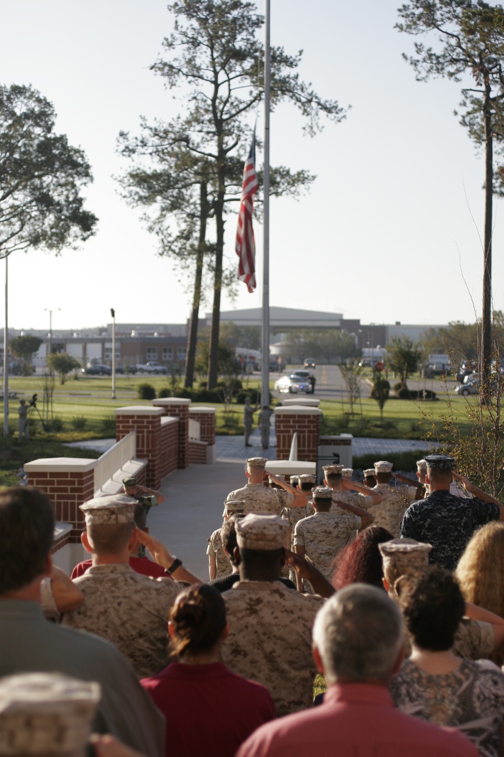 Cherry Point memorializes 9/11 during morning colors