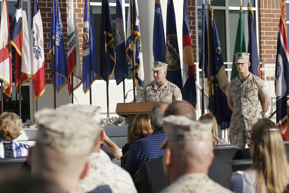 Cherry Point memorializes 9/11 during morning colors