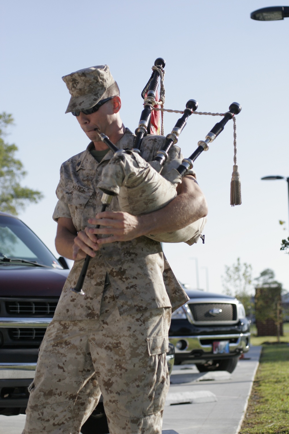 Cherry Point memorializes 9/11 during morning colors