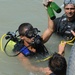 Iraqi river police dive in