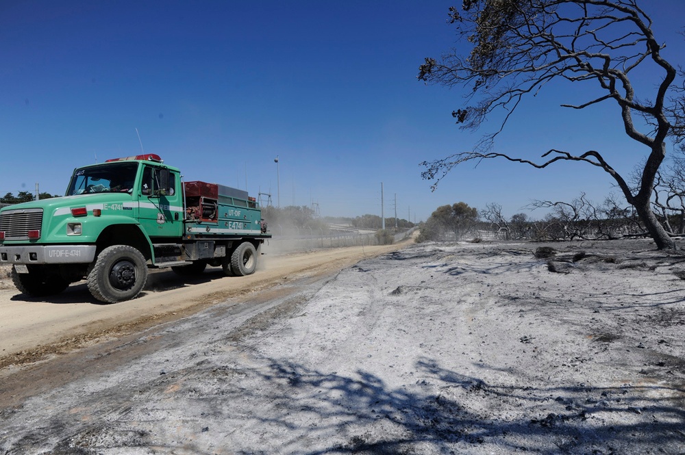 Camp Bullis wild fire