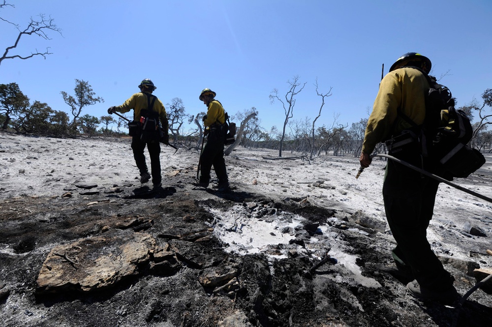 Camp Bullis wild fire