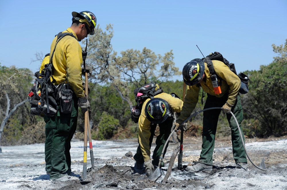 Camp Bullis wild fire