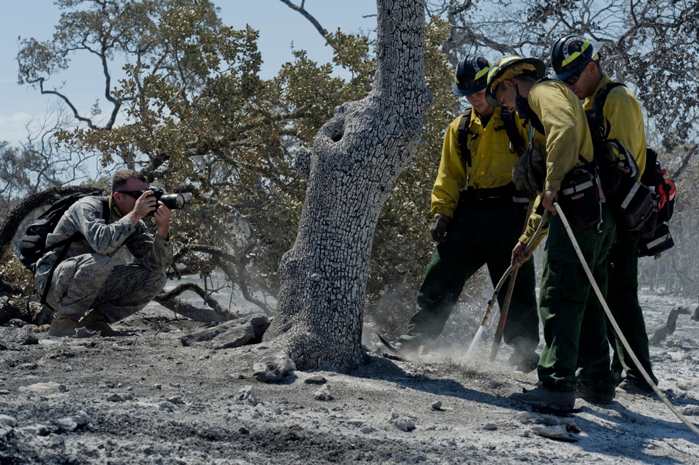 Camp Bullis wild fire