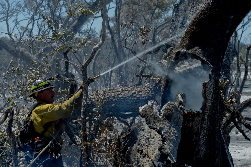 Camp Bullis wild fire