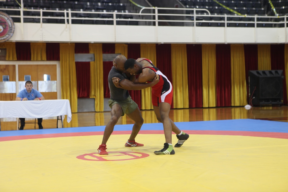 Double-elimination wrestling tournament puts Marines to the test