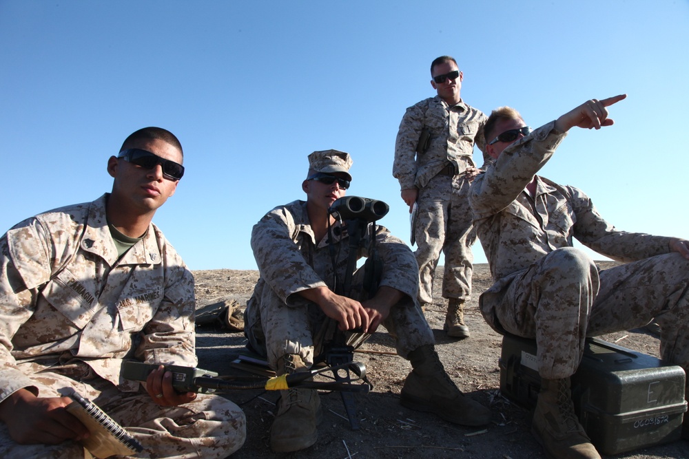 CLR-17 Marines support mortar exercise