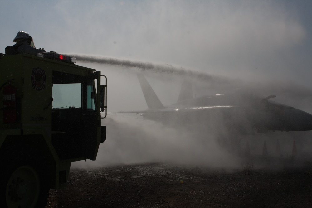 ARFF Marines train to save lives