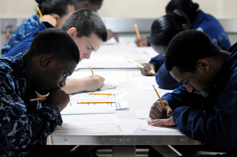 USS Comstock in the Pacific Ocean