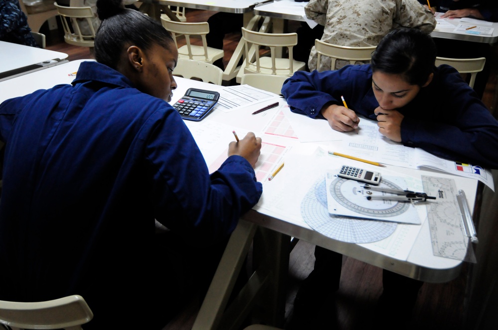 USS Comstock in the Pacific Ocean