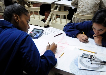 USS Comstock in the Pacific Ocean