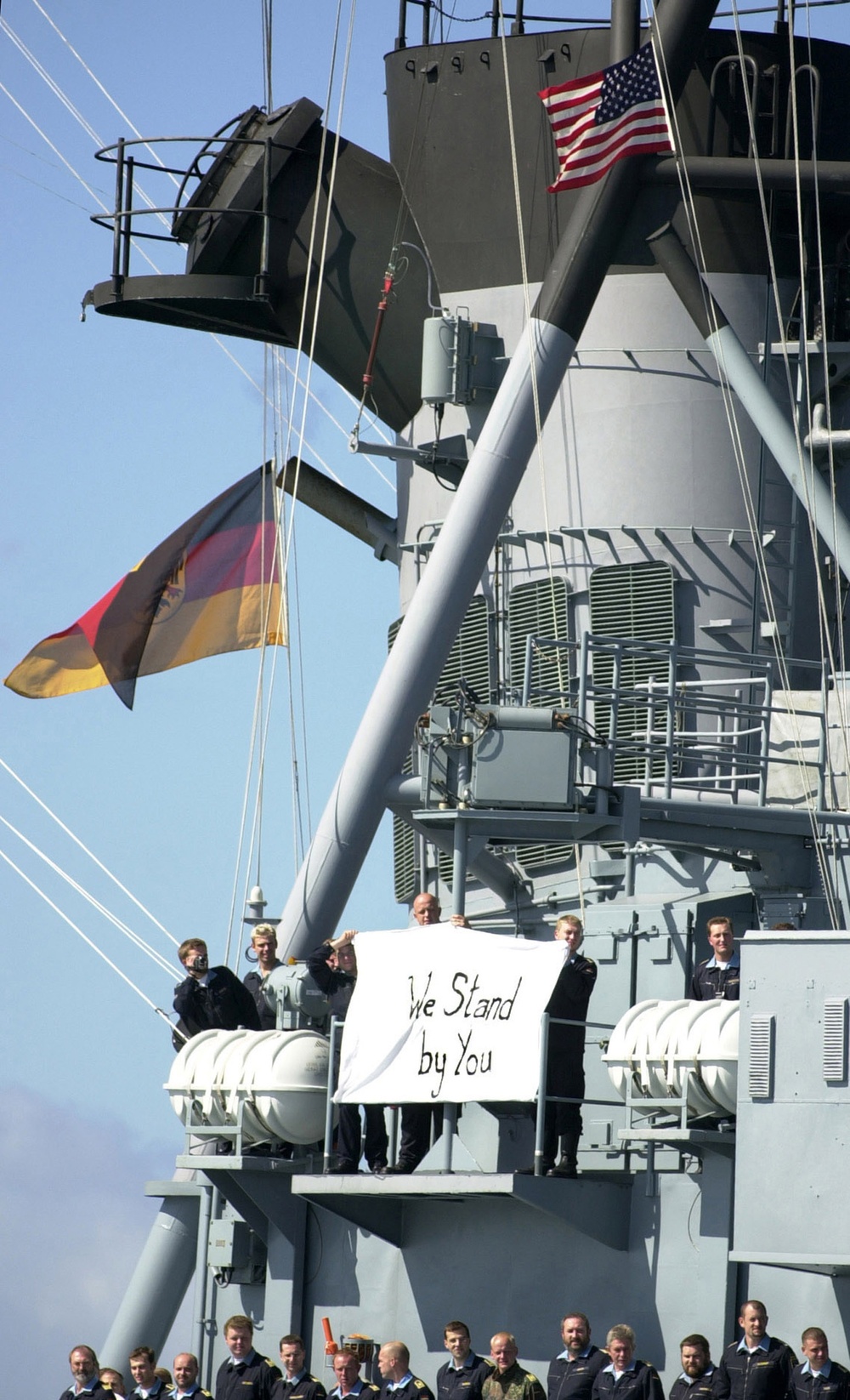 German navy express condolensces