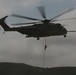 Marine infantrymen train with Super Stallion