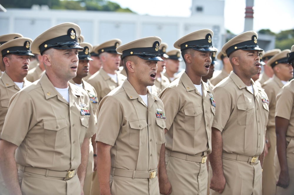 DVIDS - Images - U.S. 7th Fleet, USS Blue Ridge Chief Pinning Ceremony ...