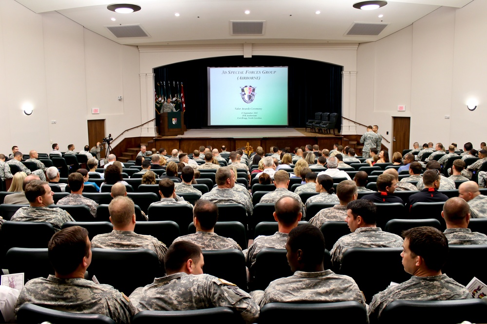 Valor ceremony honors Special Forces soldiers