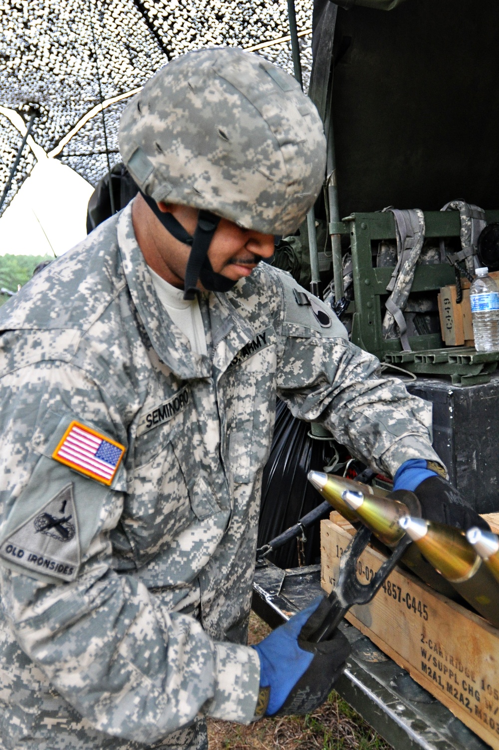 111th fires away!
