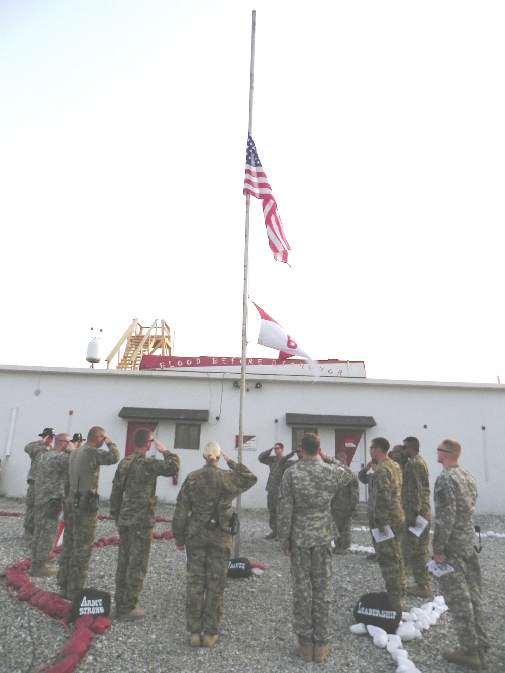 Soldiers of Task Force Six Shooters remember 9/11