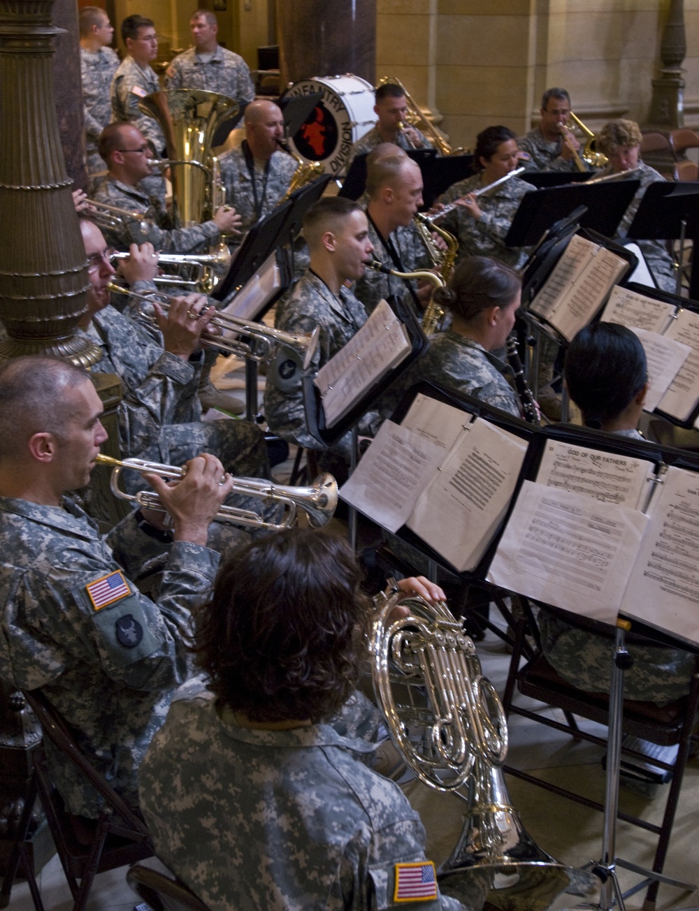 34th Infantry Division Band performs during 2011 Minnesota Festival of Tribute and Honor Opening Ceremony