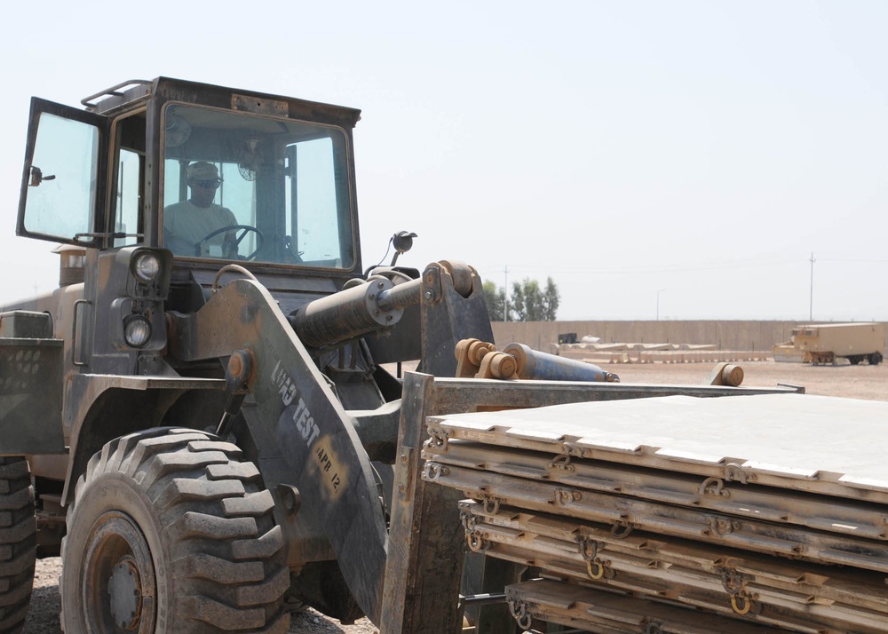 Logistics soldiers keep supply lines open