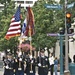 372nd Engineer Brigade Honor stay in step during parade on September 17
