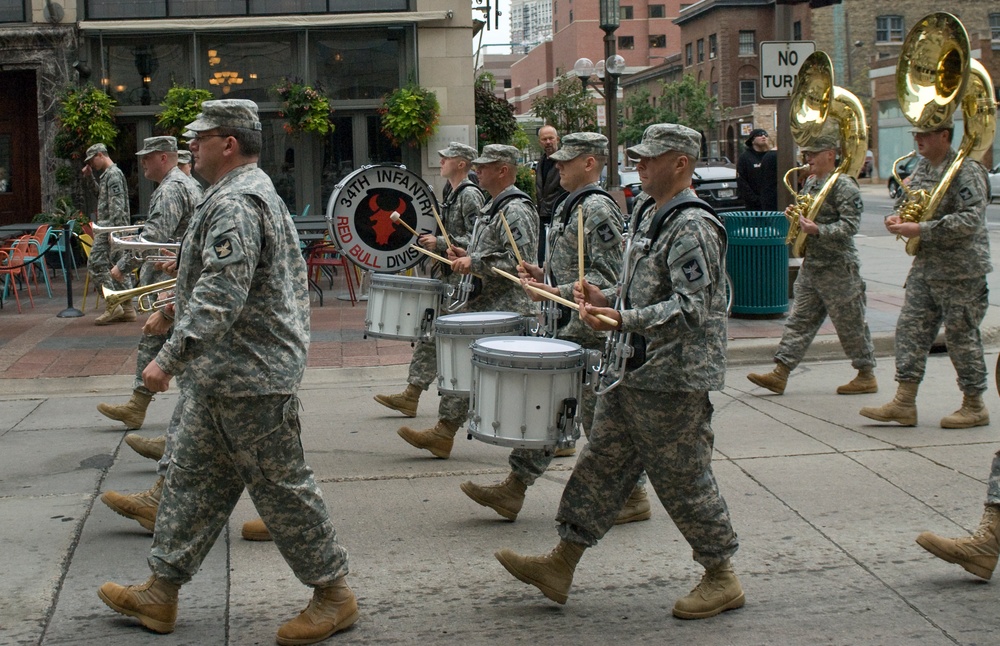 34th Infantry Division Band performed during 2011 Festival of Tribute and Honor