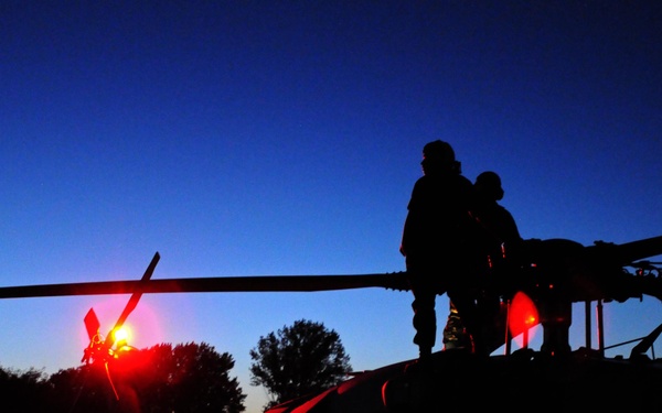 Jackal Stone11 exercise: Multi-National Special Operations Day, night fast rope training