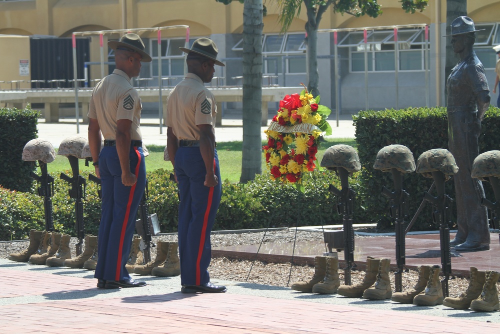 Ceremony honors fallen drill instructors