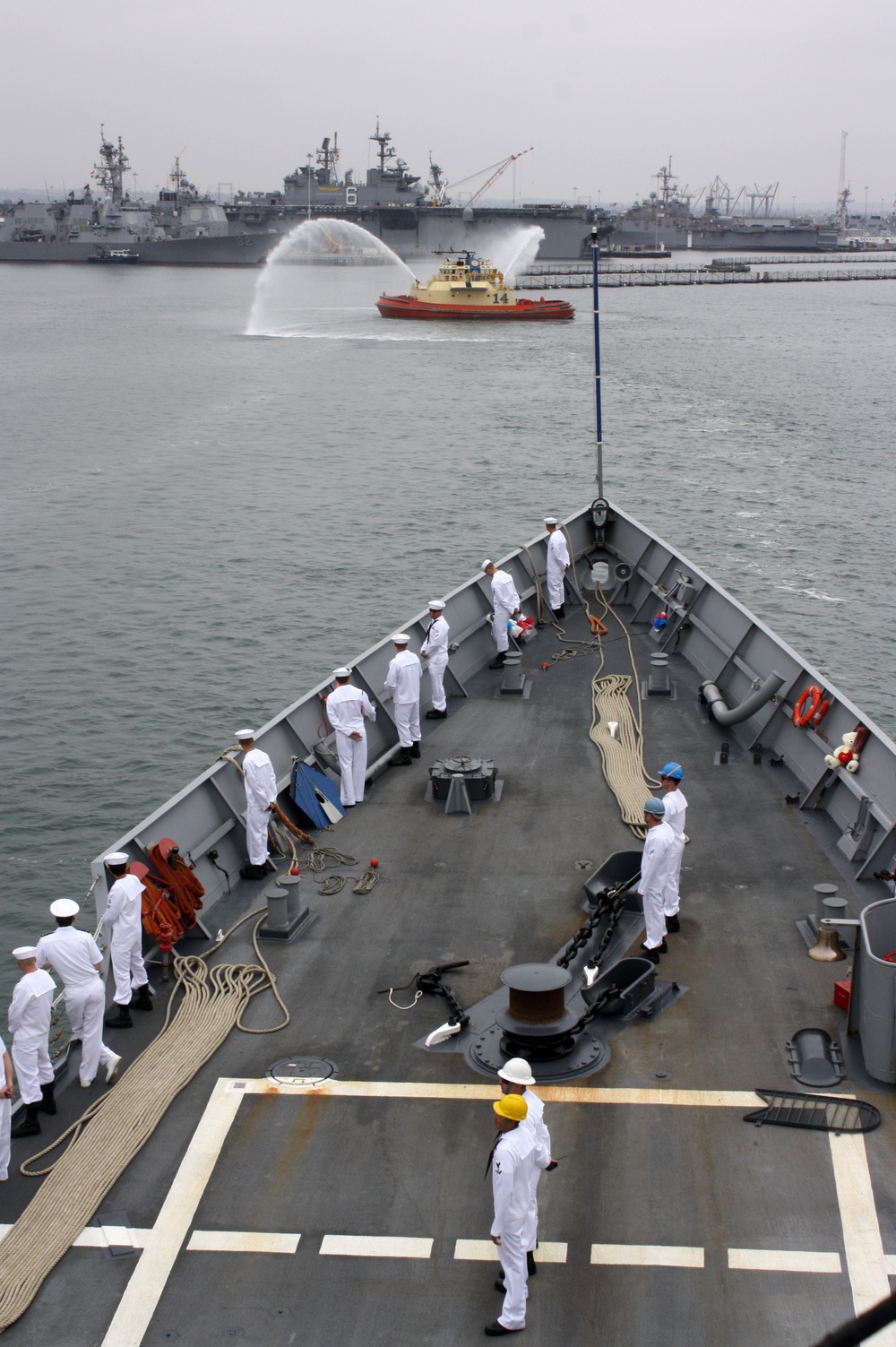 USS Thach returns to San Diego