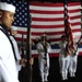 Pinning ceremony aboard USS John C. Stennis