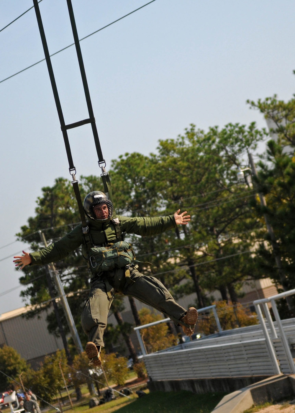 Rough Terrain Airborne Training: Paratroopers prepare for any landing