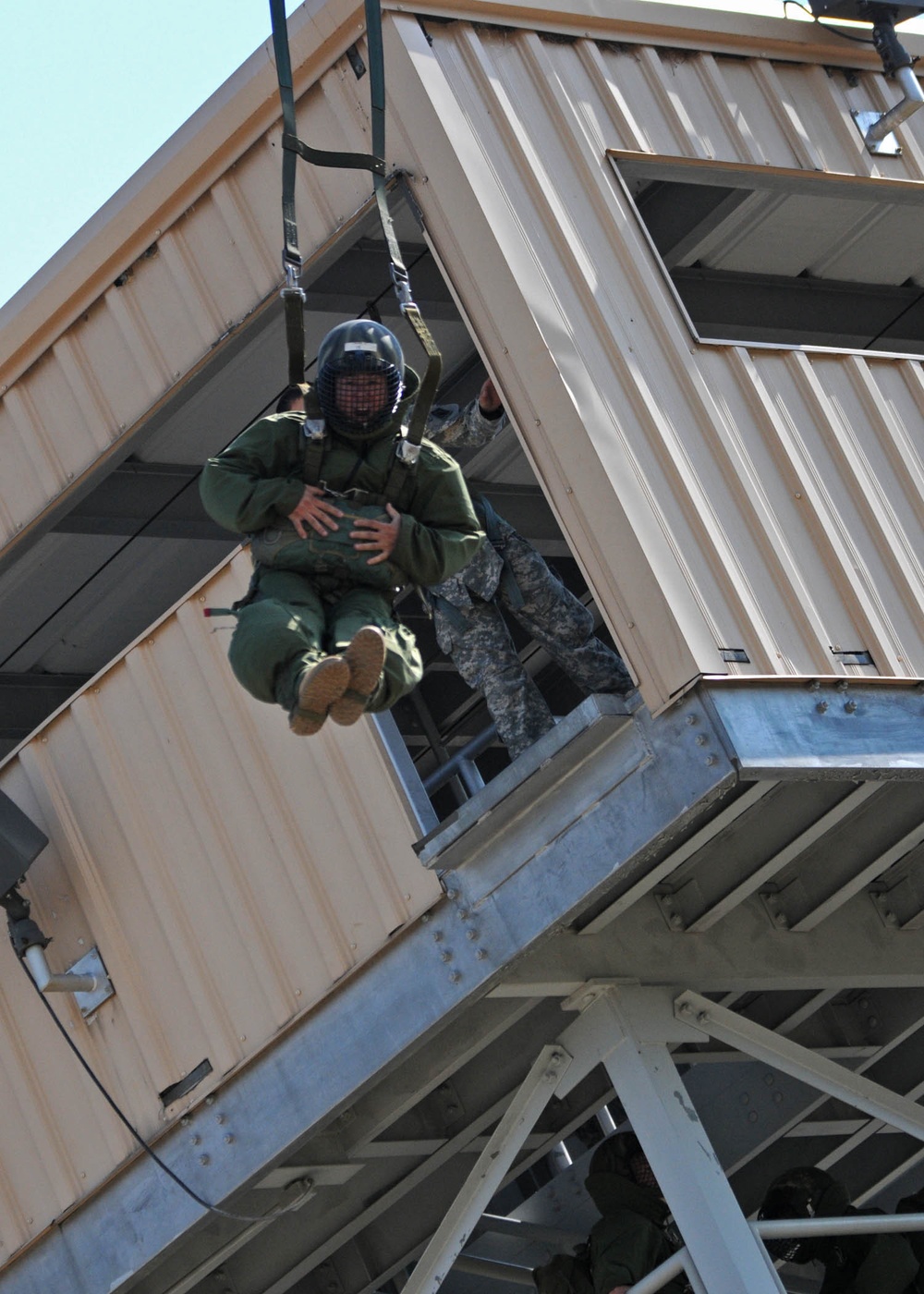 Rough Terrain Airborne Training: Paratroopers prepare for any landing