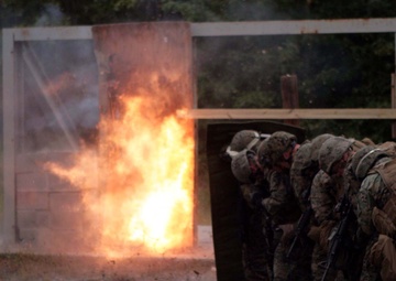Combat Engineer Battalion demolition charges