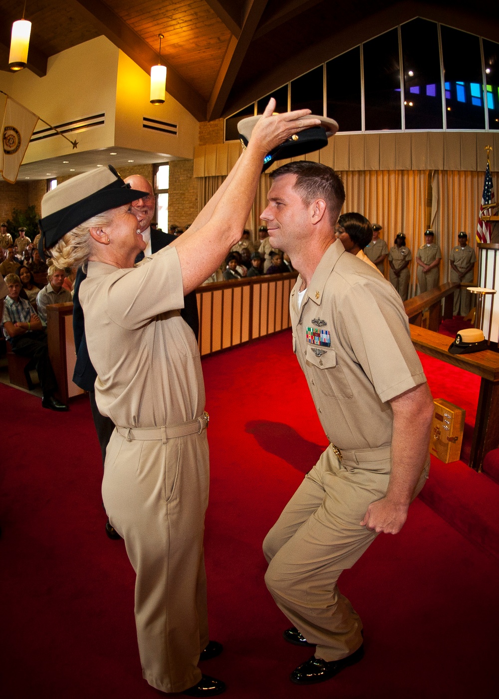 Joint Expeditionary Base Chief petty officers pinning ceremony