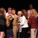 MESRON 8 sailor pinned by family and frieds during ceremony