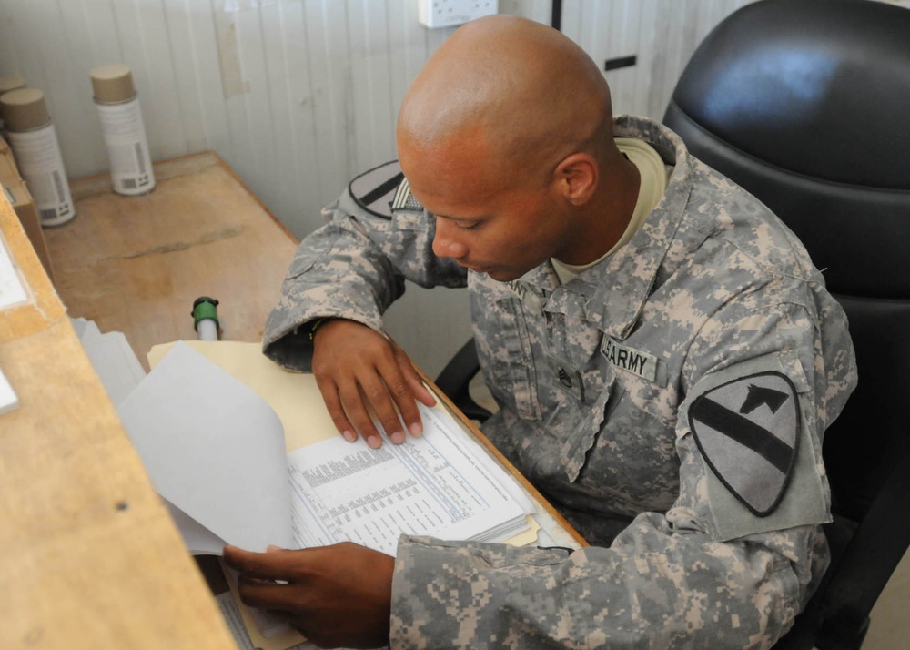 Logistic soldiers keep supply lines open