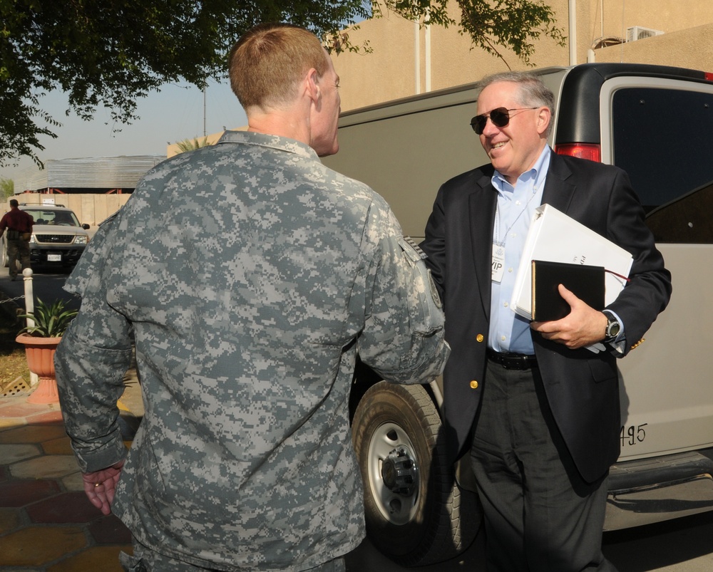 Honorable Frank Kendall visits Forward Operating Base Union III