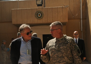 Honorable Frank Kendall visits Forward Operating Base Union III