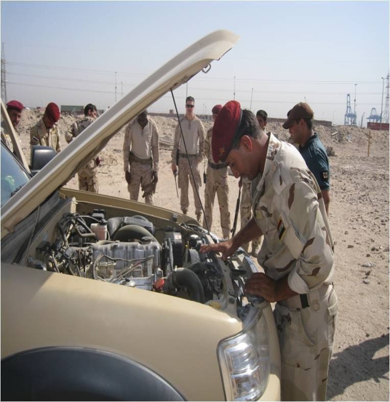 Iraqi Marines train on access control, improves security