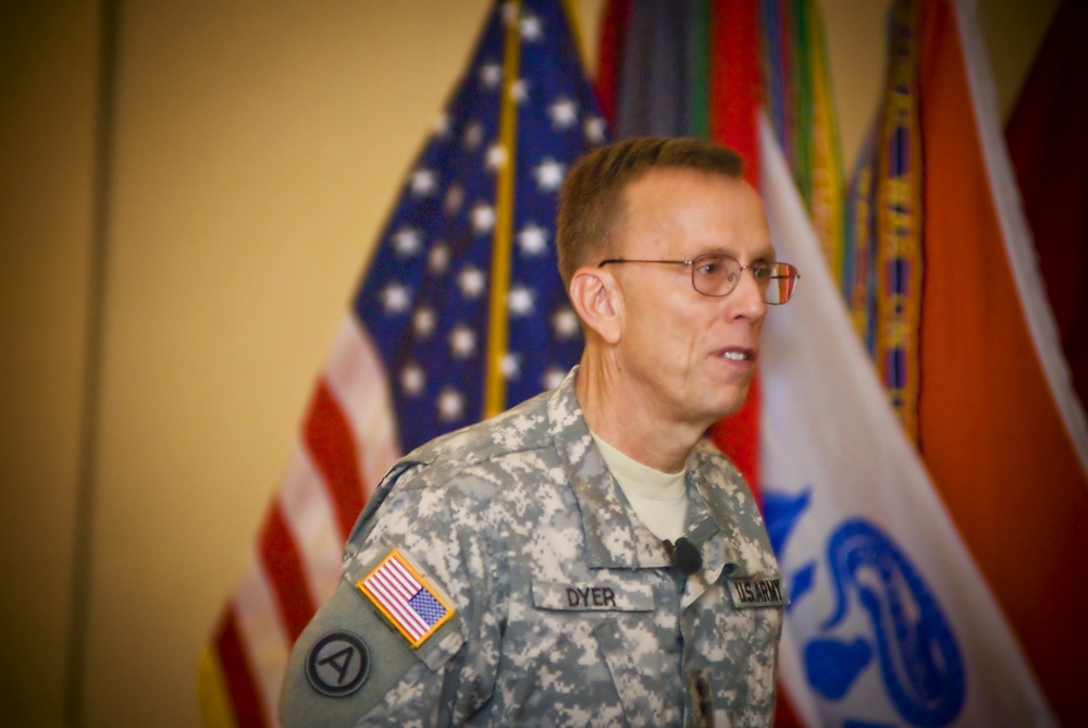 Maj. Gen. Stuart M. Dyer, 335th Signal Command (Theater) commanding general.