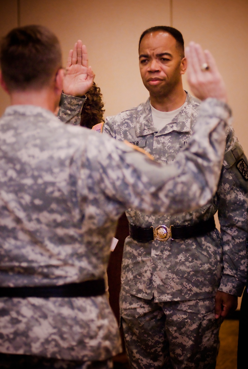 Promoted to the rank of brigadier general