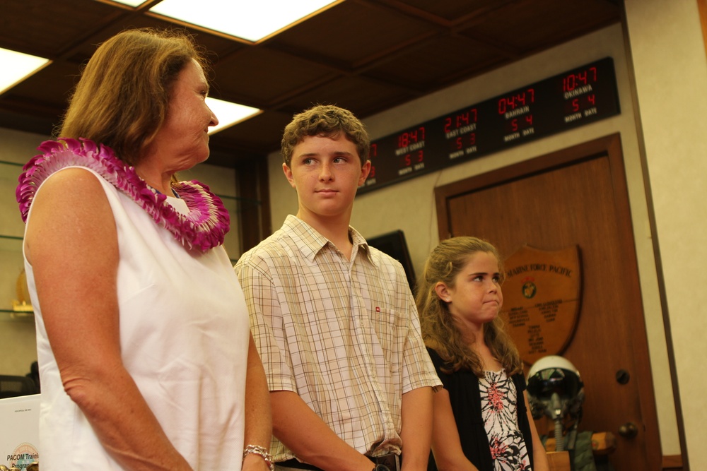 Col. Cutler award ceremony