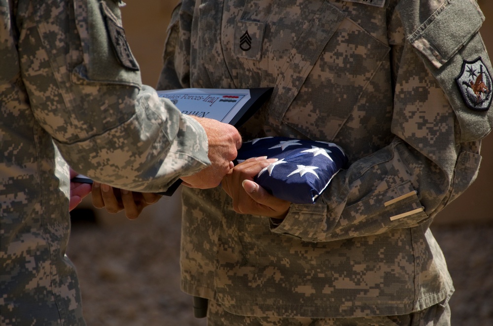 Al Asad Air Base, Iraq 9/11 Remembrance ceremony