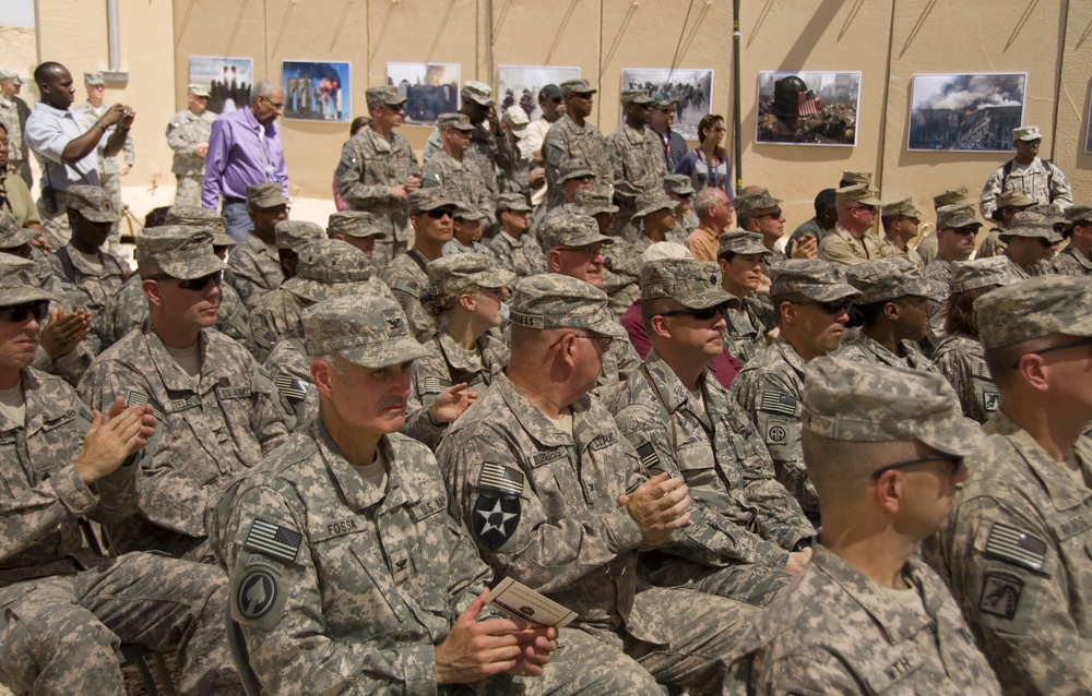 Al Asad Air Base, Iraq 9/11 Remembrance ceremony