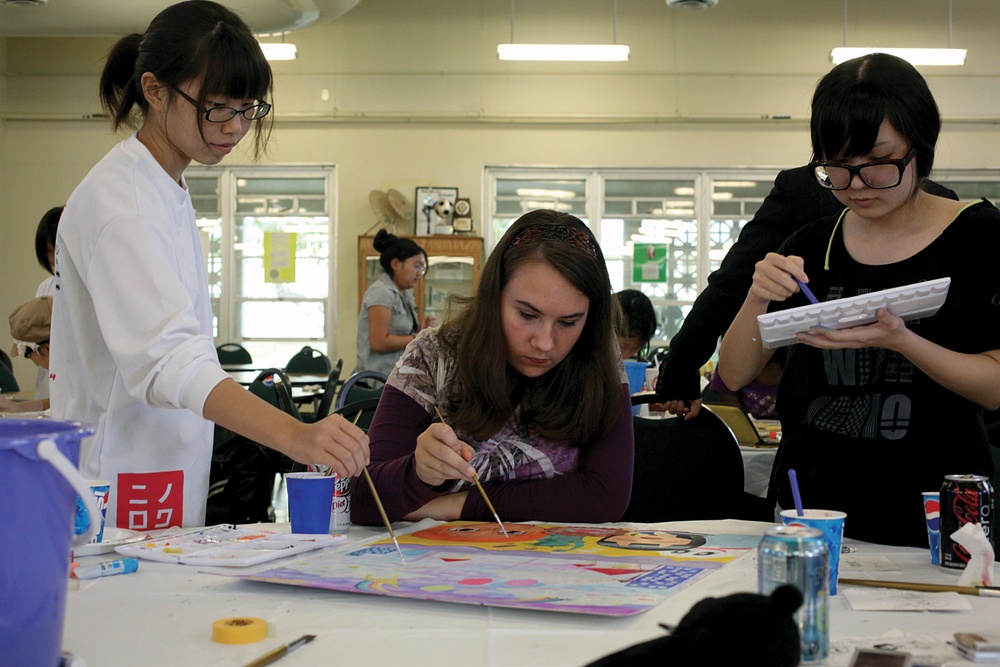 Students combine cultures at contest