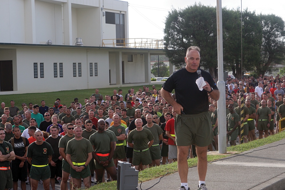 Marines run for remembrance